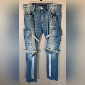 Cult of Individuality Rocker Cargo Men's Jeans Size 36 x 33